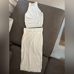 Abercrombie knit tank and skirt set